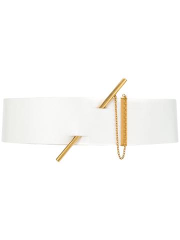 Poiret Classic Belt - White
