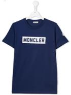 Moncler Kids Teen Logo T-shirt - Blue