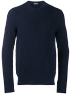 Drumohr Slim-fit Cashmere Sweater - Blue