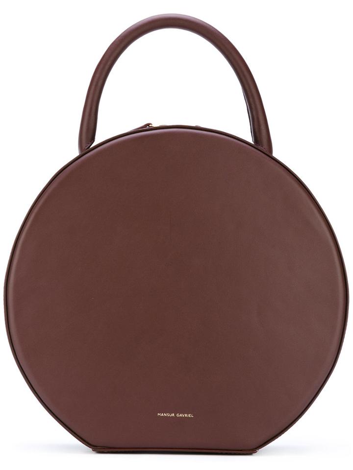Mansur Gavriel - Circular Handbag - Women - Leather - One Size, Red, Leather