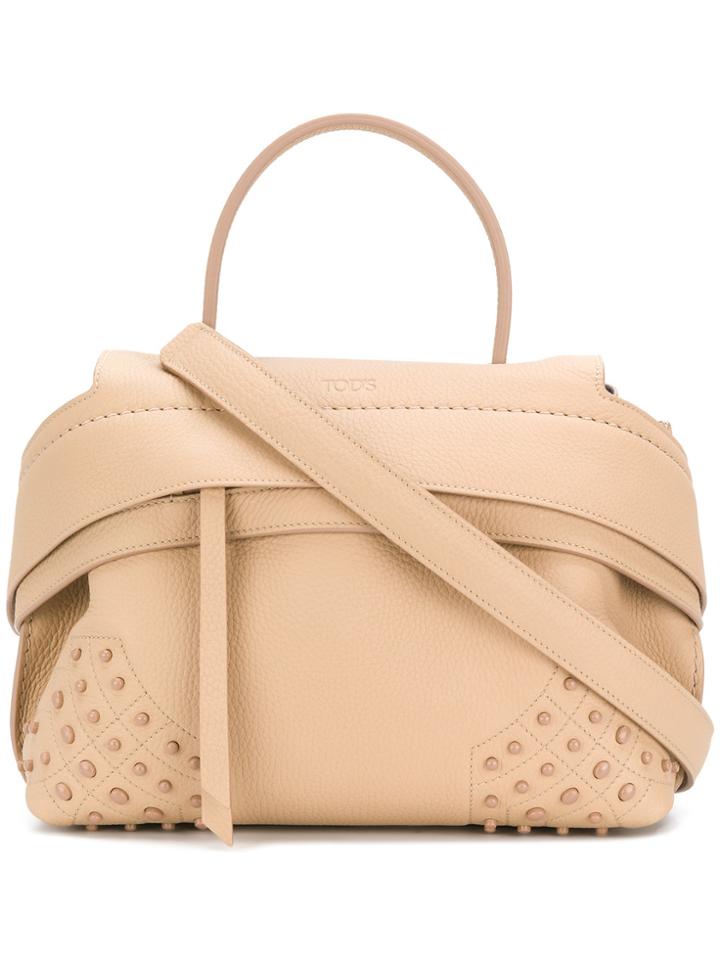 Tod's Wave Tote Bag - Nude & Neutrals