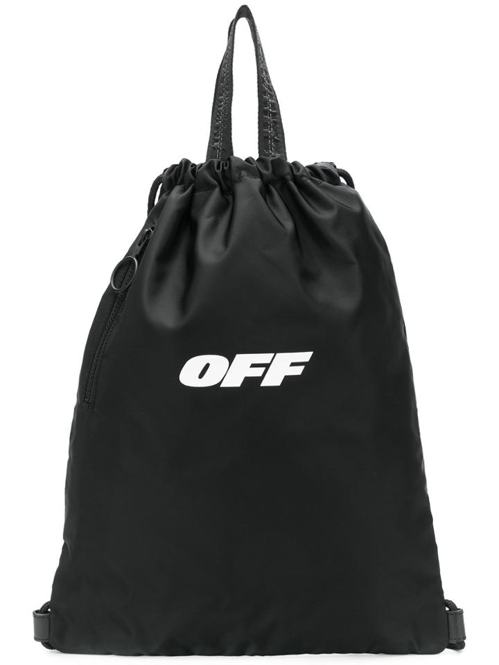 Off-white Off Print Backpack - Black