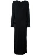 Le Kasha Cashmere 'phoenix' Long Dress, Women's, Size: Small, Black, Cashmere