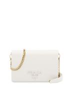 Prada Saffiano Shoulder Bag - White