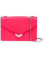 Jimmy Choo - Leila Shoulder Bag - Women - Goat Skin/metal - One Size, Pink/purple, Goat Skin/metal