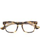 Dita Eyewear Mann Square Frame Glasses - Brown