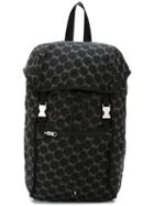 Z Zegna Pentagon Print Backpack, Green, Nylon