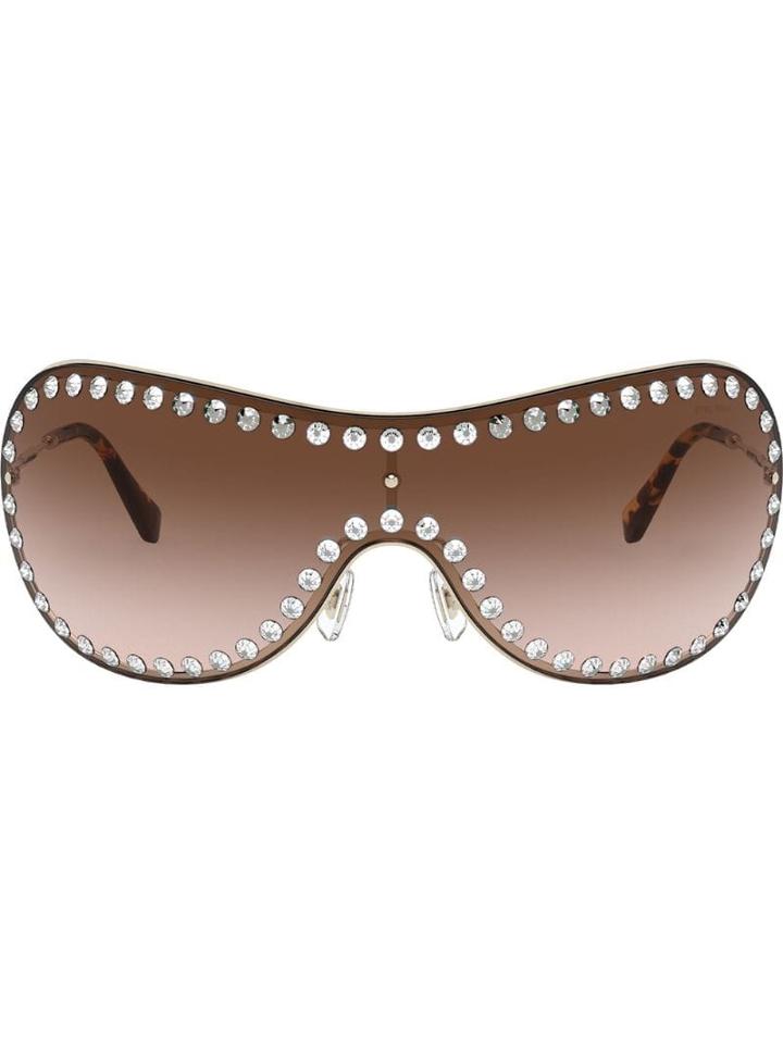 Miu Miu Eyewear Enchant Sunglasses - Gold