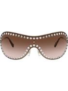Miu Miu Eyewear Enchant Sunglasses - Gold