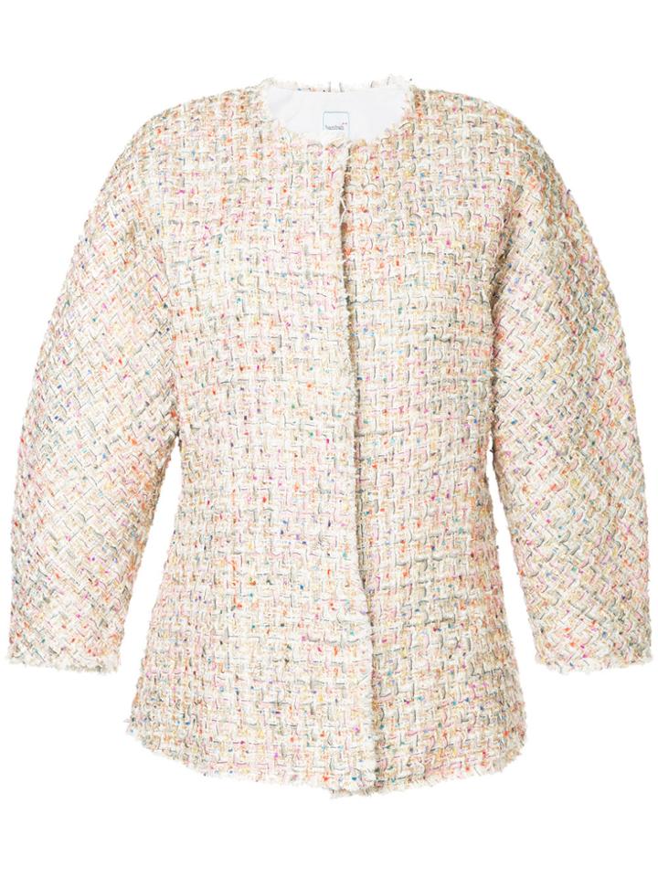 Bambah Theo Tweed Jacket - White