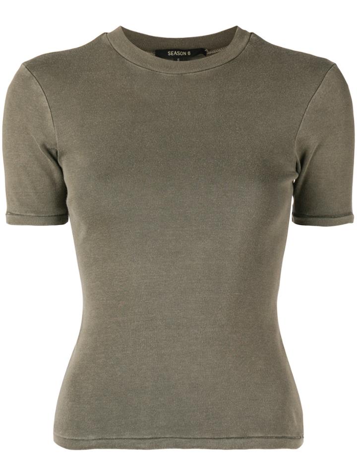 Yeezy Shrunken Short Sleeve T-shirt - Grey