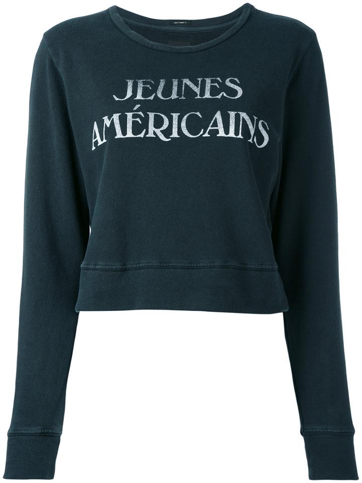 Mother - Jeunes Americains Sweatshirt - Women - Cotton - M, Grey, Cotton