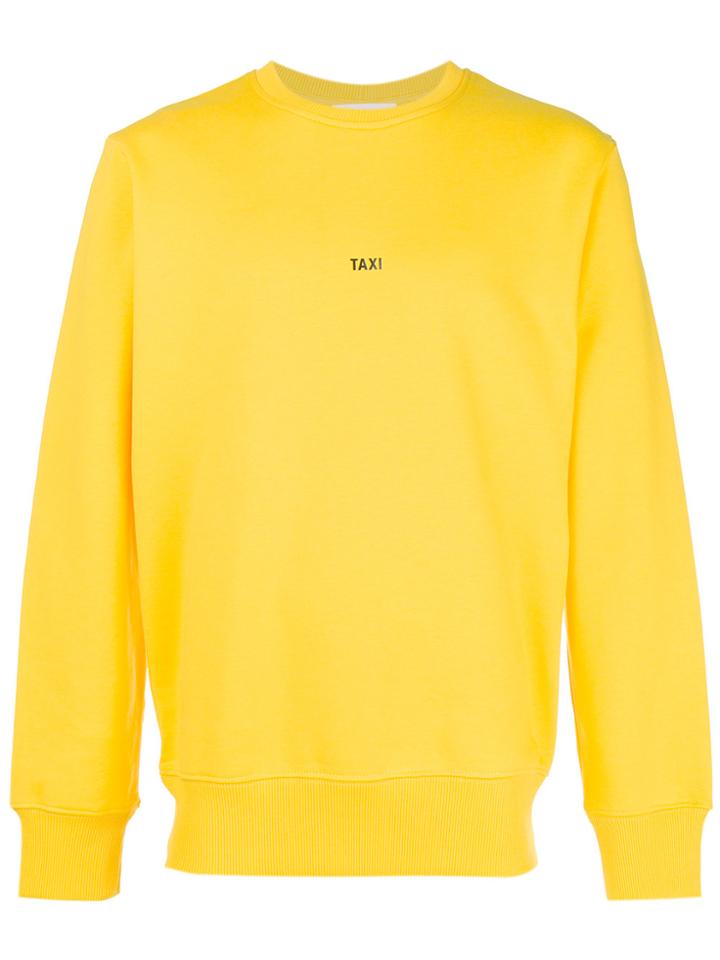 Helmut Lang Taxi Printed Sweatshirt - Yellow & Orange