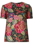 Manish Arora Short-sleeved Floral Top - Multicolour