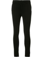 Calvin Klein Skinny Trousers, Women's, Size: 2, Black, Cotton