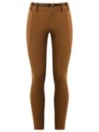 Gloria Coelho Panelled Skinny Trousers - Brown