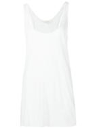 Nili Lotan Raw Hem Tank Top, Women's, Size: Medium, White, Cotton