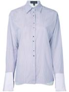 Anouki - Striped Shirt - Women - Cotton/polyester/spandex/elastane - 38, Cotton/polyester/spandex/elastane