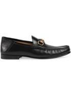Gucci Horsebit Leather Loafers - Black