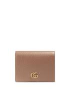 Gucci Double G Card Case Wallet - Pink