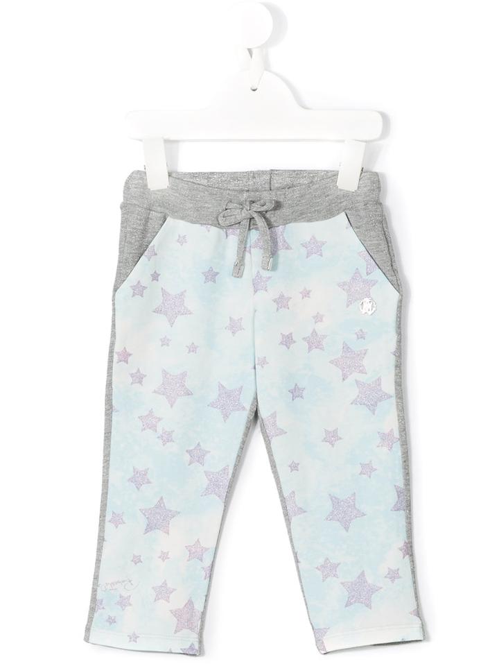 Roberto Cavalli Kids - Star Print Joggers - Kids - Cotton/spandex/elastane - 24 Mth, Grey