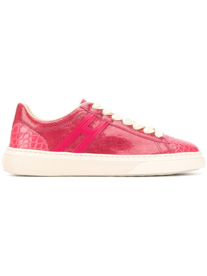 Hogan Panelled Sneakers - Pink