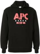 A.p.c. Graphic Print Hoodie - Black