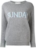 Alberta Ferretti - Sunday Jumper - Women - Cashmere/virgin Wool - 40, Grey, Cashmere/virgin Wool