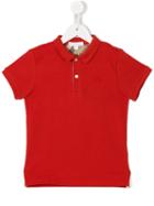 Burberry Kids Classic Polo Shirt, Boy's, Size: 7 Yrs, Red