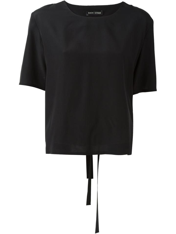 Each X Other Open Back Top - Black