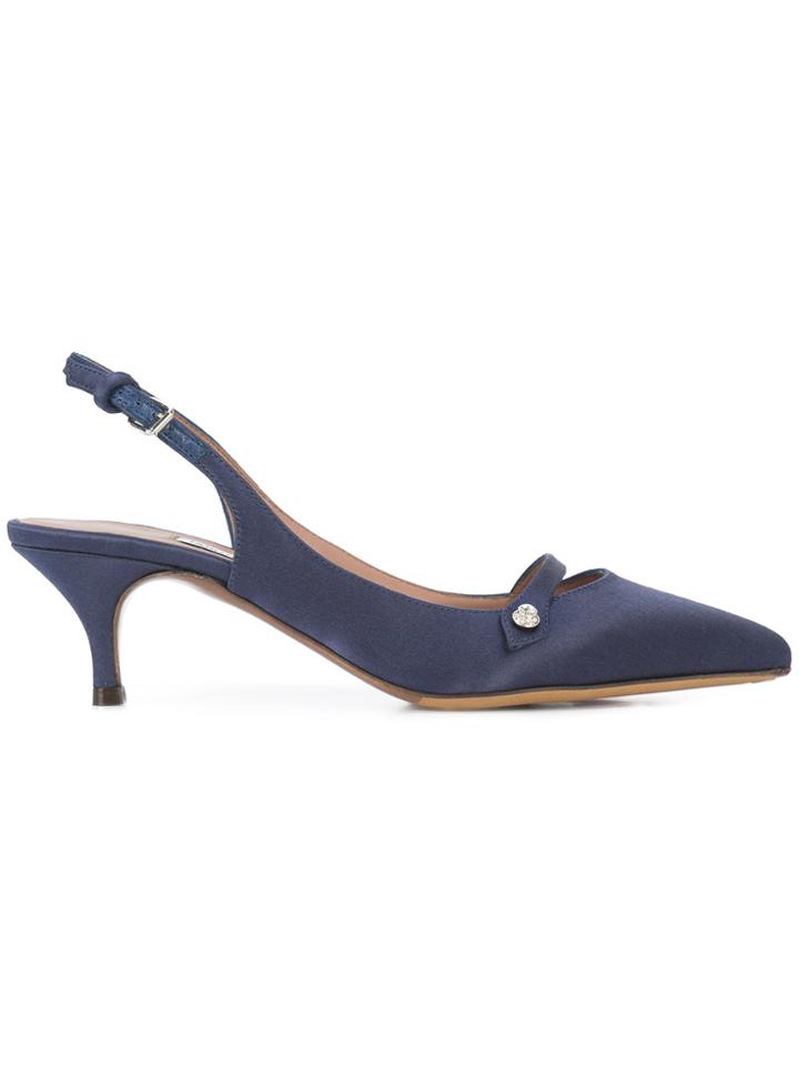 Tabitha Simmons Strap Detail Pumps - Blue