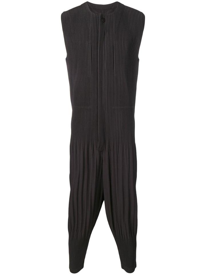 Homme Plissé Issey Miyake Pleats Bottoms 3 Jumpsuit - Black