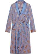 Gucci Shimmering Viscose Jacquard Jacket - Purple