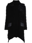 Fendi Quilted Velvet Coat - Black