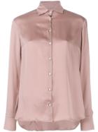Barba Classic Fitted Shirt - Pink & Purple