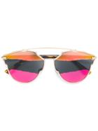 Dior Eyewear Round Shaped Sunglasses - Brown