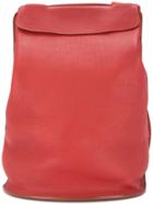 Hermès Vintage Sherpa Backpack - Red