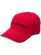 Karl Lagerfeld Logo Embroidered Cap