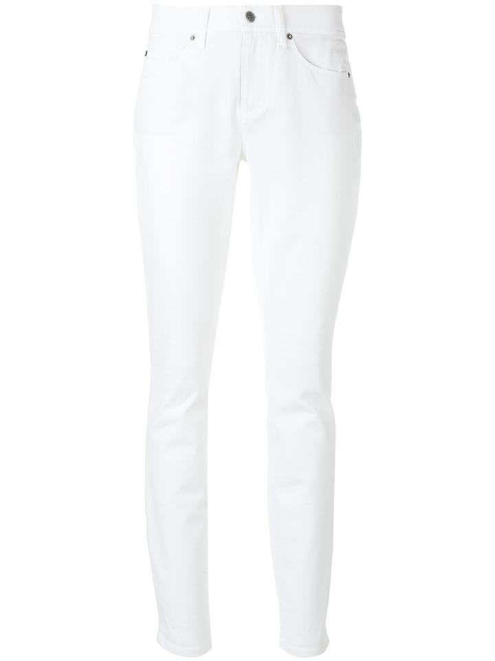 Cambio Slim Fit Jeans - White
