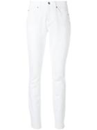 Cambio Slim Fit Jeans - White