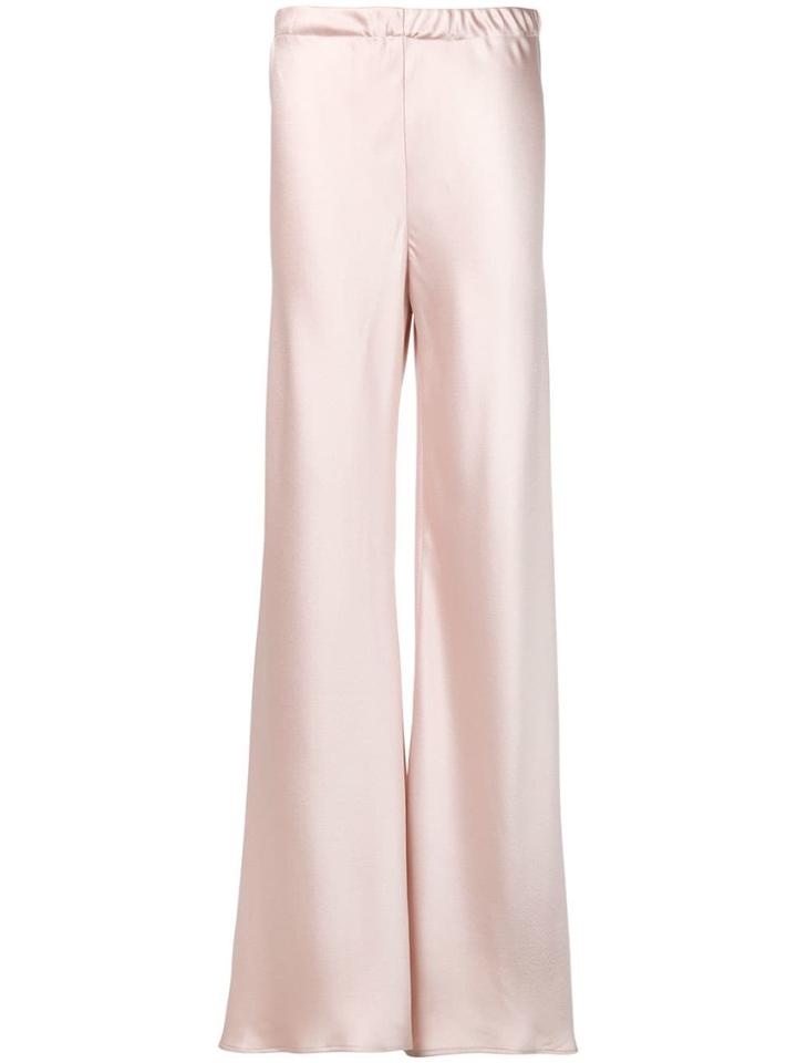 Blanca Flared Mid Rise Trousers - Neutrals