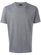 Z Zegna Classic T-shirt, Men's, Size: Large, Grey, Cotton