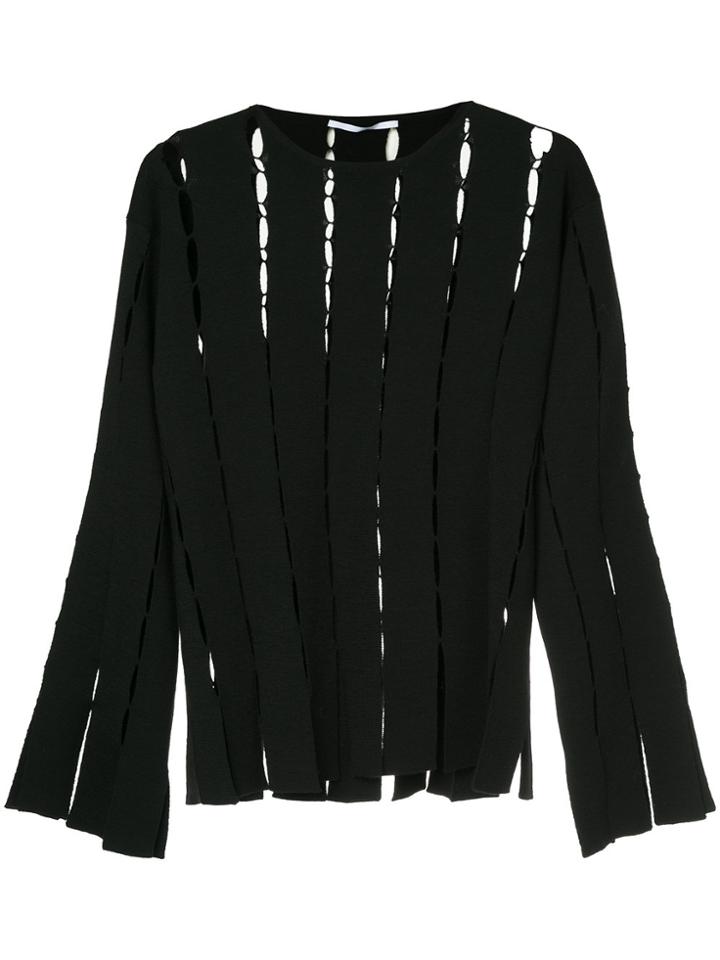Rosetta Getty Hole Details Jumper - Black