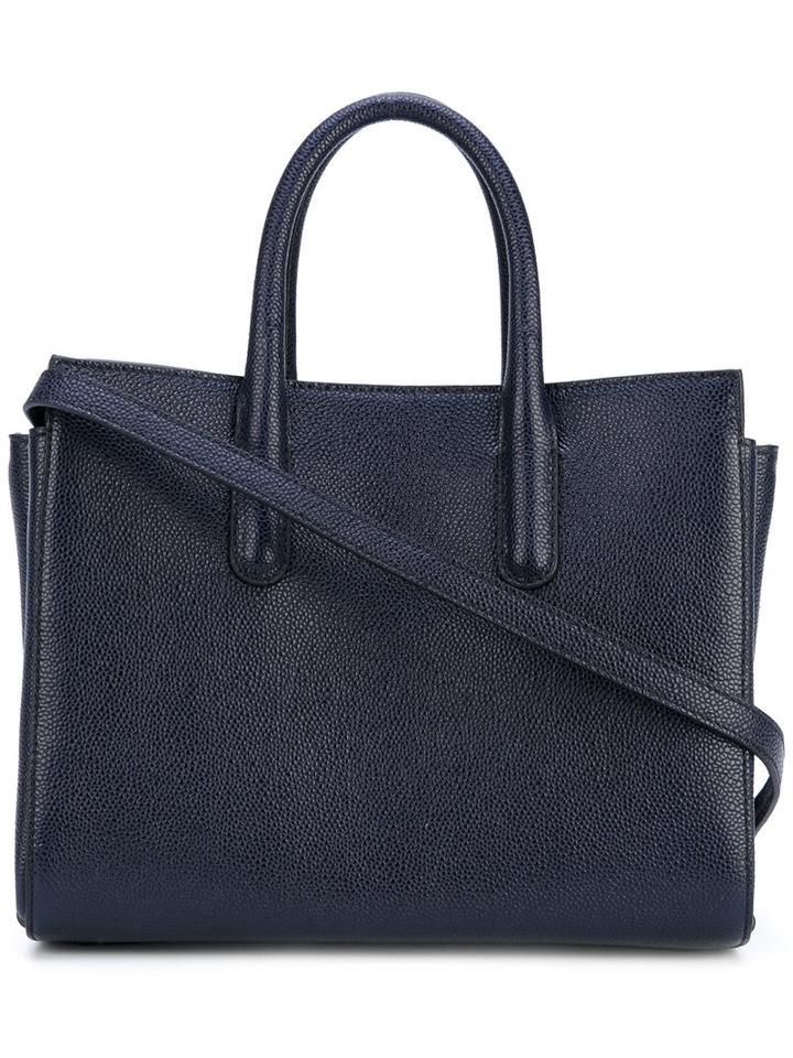 Max Mara - Top Handles Tote - Women - Calf Leather/cotton - One Size, Black, Calf Leather/cotton
