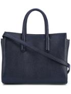 Max Mara - Top Handles Tote - Women - Calf Leather/cotton - One Size, Black, Calf Leather/cotton
