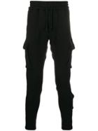 Htc Los Angeles Drawstring Cargo Trousers - Black