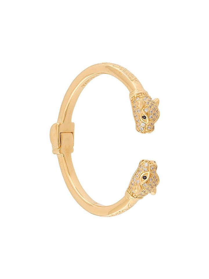 Nialaya Jewelry Panther Bangle, Women's, Size: Medium, Yellow/orange