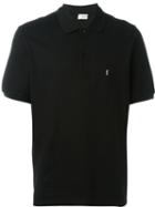 Saint Laurent Classic Polo Shirt, Men's, Size: Large, Black, Cotton