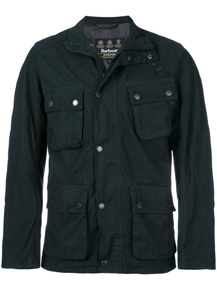 Barbour Military Style Jacket - Blue