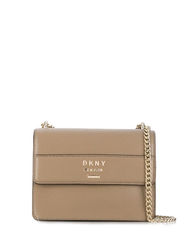 Dkny Flap Shoulder Bag - Neutrals